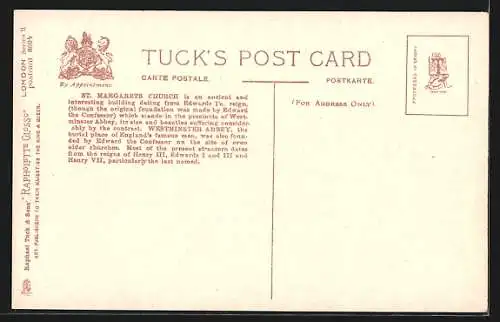 AK London, St. Margaret`s Church and Westminster Abbey