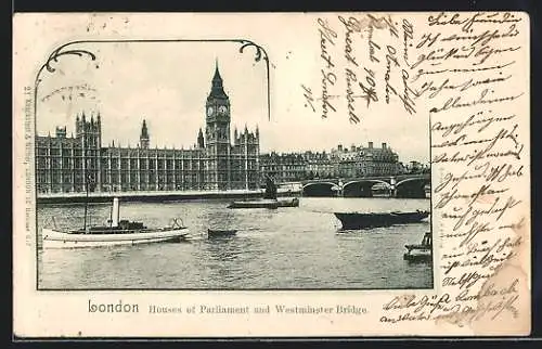 AK London, Houses of Parliament and Westminster Bridge