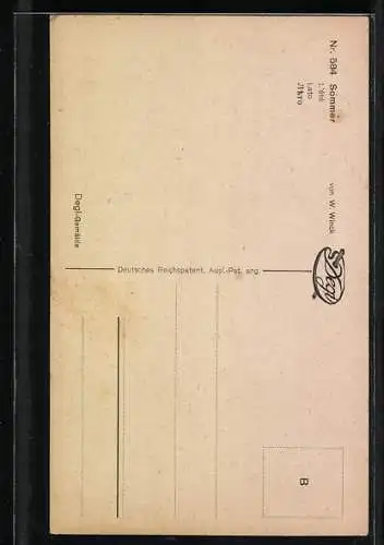 Ölgemälde-Imitations-AK Degi Nr. 584: Sommer