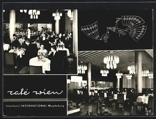 AK Magdeburg, Interhotel International, Café Wien