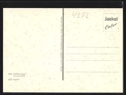 AK Herten, Ladengeschäfte in der Hermannstrasse