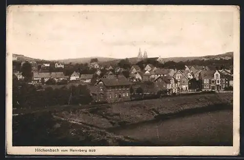 AK Hilchenbach, Blick vom Herrenberg auf den Ort