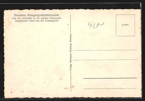 AK Dorsten, Kriegergedächtnisstätte