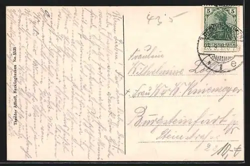 AK Recklinghausen, Partie im Stadtpark