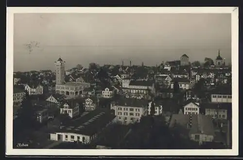 AK Arbon, Stadtansicht aus der Vogelschau