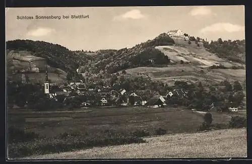 AK Stettfurt, Panorama mit Schloss Sonnenberg
