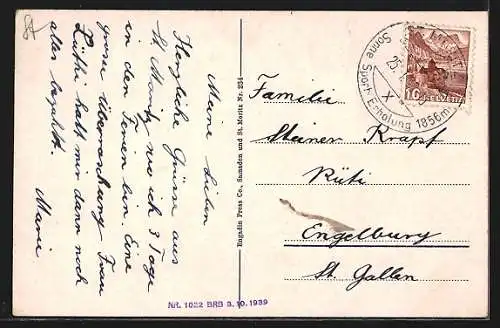 AK St. Moritz, Totalansicht im Winter