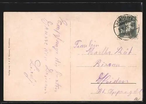 AK Weinfelden, Blick zum Schloss