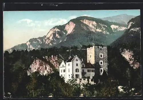 AK Sils, Schloss Baldenstein an der Albulabahn
