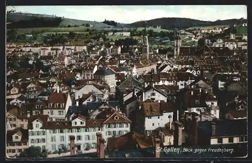 AK St. Gallen, Blick gegen Freudenberg