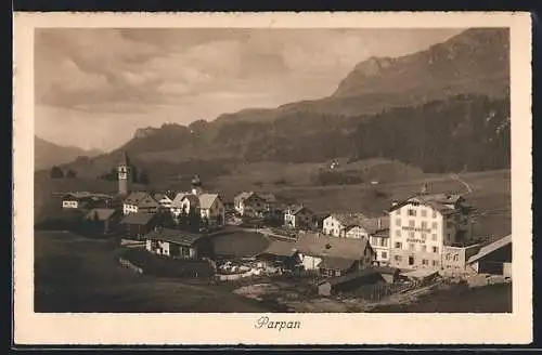 AK Parpan, Ortsansicht mit Pension-Kurhaus