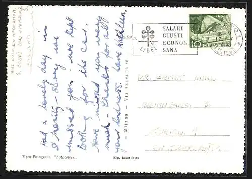 AK Belgirate /Lago Maggiore, Ristorante Albergo Milano-La Veranda