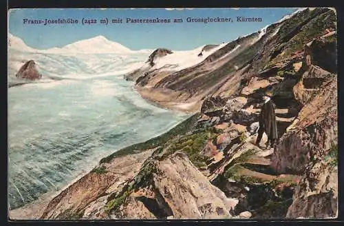 AK Franz-Josefshöhe mit Pasterzenkees am Grossglockner