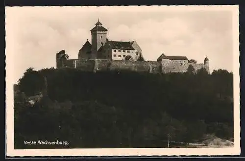 AK Wachsenburg i. Thür., Blick zur Veste Wachsenburg