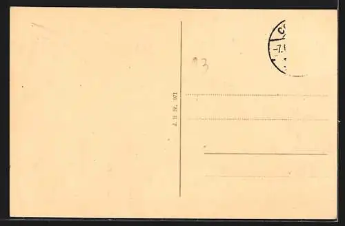 AK Coburg, Blick zur Veste Coburg