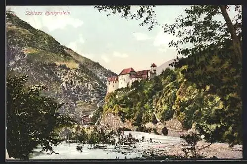 AK Bozen, Blick zum Schloss Runkelstein