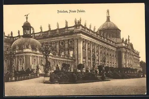 AK Potsdam-Sanssouci, Das Neue Palais