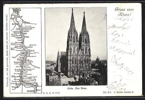 AK Cöln a. Rh., Der Dom