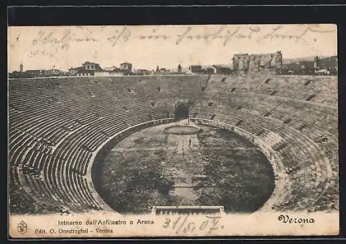 AK Verona, Intnerno dell` Anfiteatro o Arena