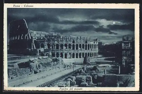 Mondschein-AK Roma, Colosseo-Fascino del passato
