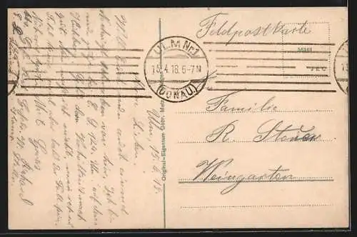 AK Ulm a /D., Teilansicht mit Münster