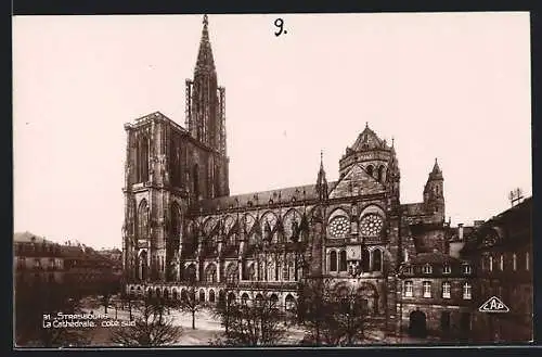 AK Strasbourg, La Cathedrale, cote sud