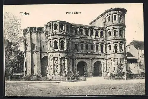 AK Trier, Blick zur Porta Nigra