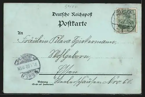 AK Koblenz, Provinzial-Denkmal Kaiser Wilhelm I.