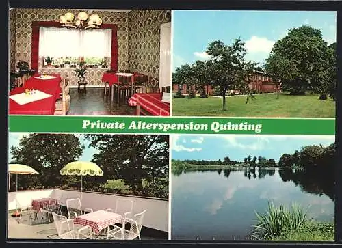 AK Hartenholm, Private Alterspension Quinting, Mühlenstrasse 44, Innenansicht, Veranda