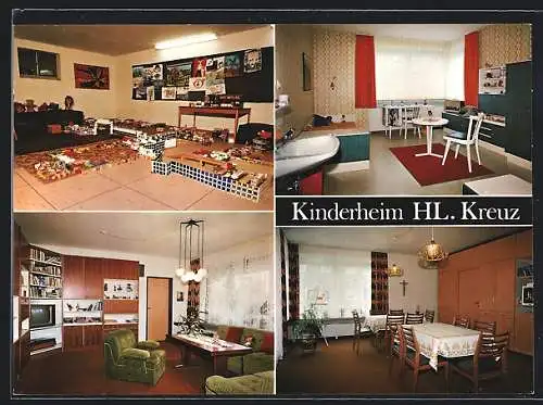AK Cloppenburg, Kinderheim Hl. Kreuz, St. Michael-Str. 18, Innenansichten