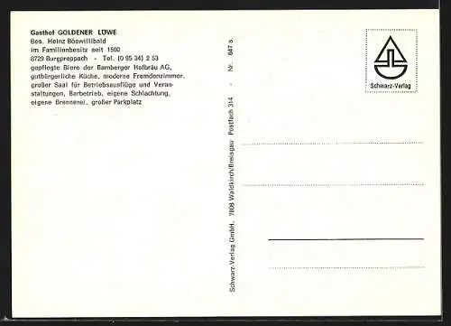 AK Burgpreppach, Gasthof goldener Löwe