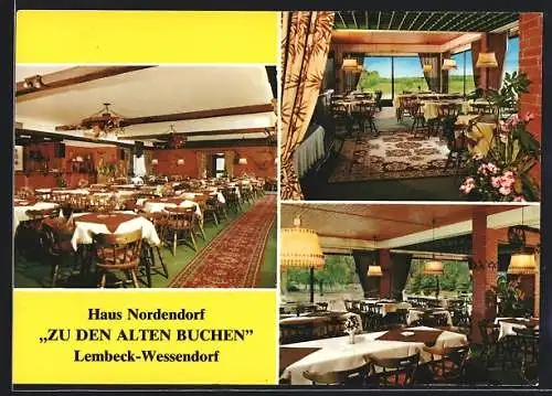 AK Lembeck-Wessendorf /Westf., Haus Nordendorf Zu den alten Buchen, Innenansichten