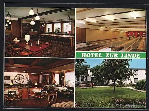 AK Hittfeld, Hotel-Gasthaus zur Linde