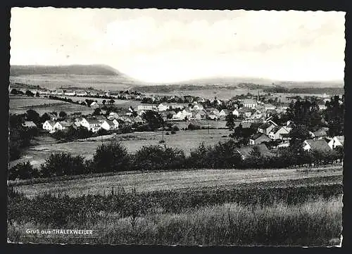 AK Thalexweiler, Panorama vom Hügel aus