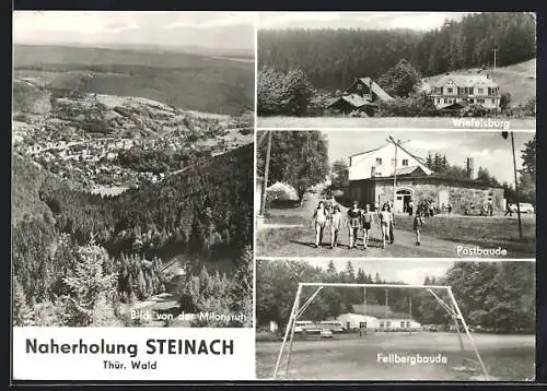 AK Steinach /Thür. Wald, Wiefelsburg, Postbaude, Fellbergaude