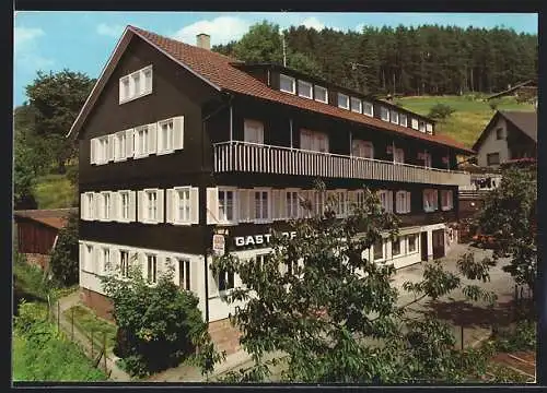 AK Baiersbronn-Klosterreichenbach, Schwarzwald-Gasthaus Zum Ochsen Familie Roos