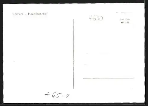 AK Bochum, Hauptbahnhof