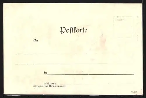 AK Gerolstein /Eifel, Teilansicht mit Bahnhof