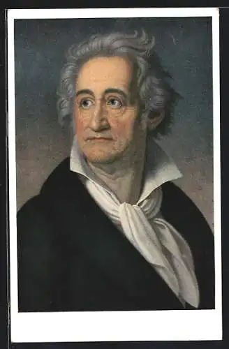 AK Portrait Johann Wolfgang von Goethe 1822