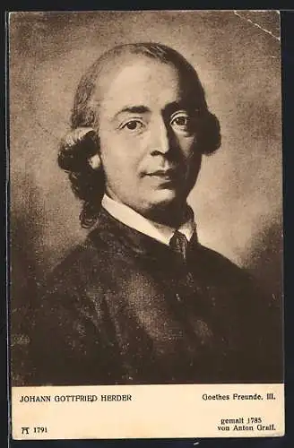 AK Portrait von Johann Gottfried Herder