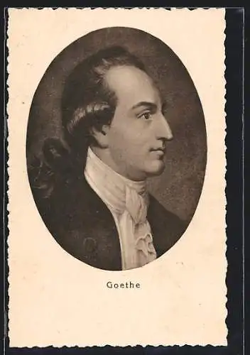 AK Goethe in jungen Jahren