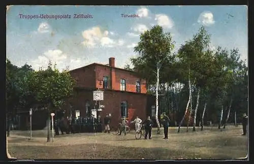 AK Lazarettstempel Zeithain, Reservelazarett, Soldatenbrief