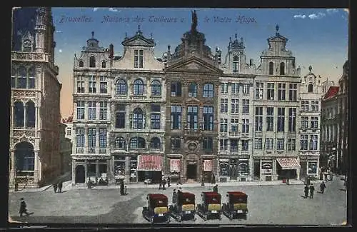 AK Lazarettstempel Brüssel, Kriegslazarett 3, Briefstempel