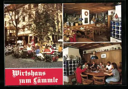 AK Würzburg, Gasthaus zum Lämmle, Marienplatz 5