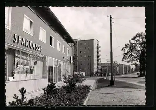 AK Hagen-Emst, Sparkasse und Hochhaus