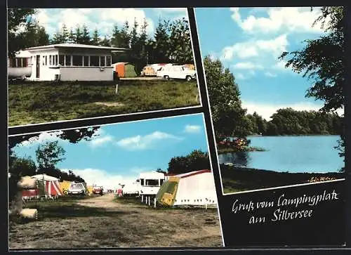 AK Wehdel / Wesermünde, Campingplatz am Silbersee