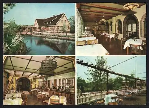 AK Steinkirchen / Lühe, Hotel Das Alte Land mit Garten
