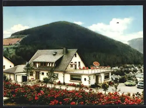 AK Willingen / Waldeck, Hotel-Pension-Restaurant Düsseldorfer Hof