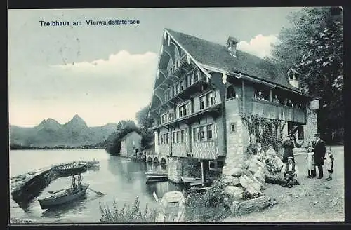 AK Seelisberg, Gasthaus zur Treib am Vierwaldstättersee