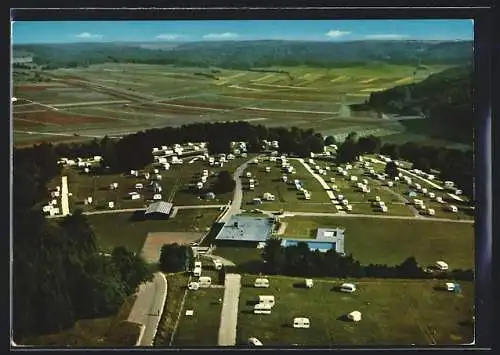 AK Westerheim / Württ., Alb-Camping, Luftbild